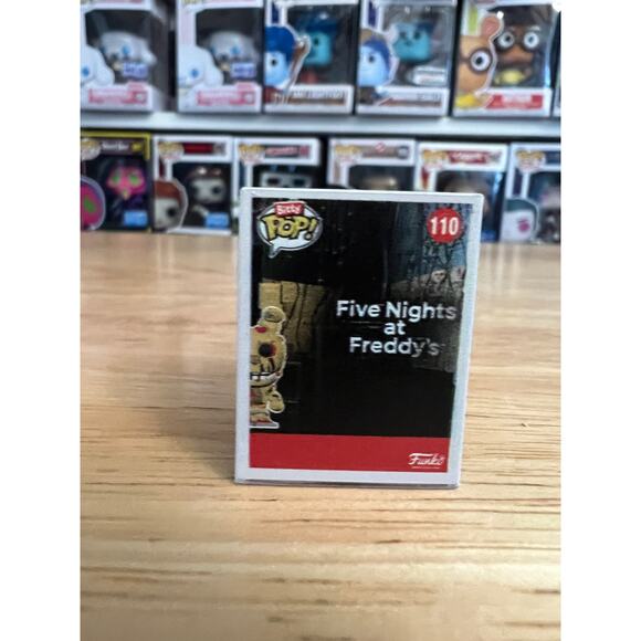 HYPER RARE CHASE BITTY Springtrap Five Nights Freddy's Funko Pop 110 5NAF Horror - Picture 3 of 6